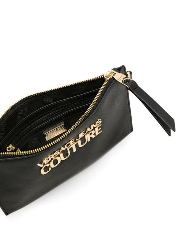 Versace jeans saffiano logo pouch-null