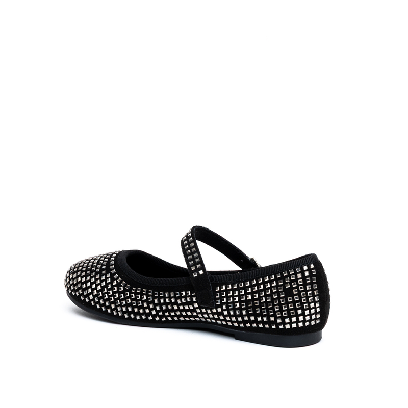 Miss belgini mary jane ballerinas girls shoes with metallic studs-null