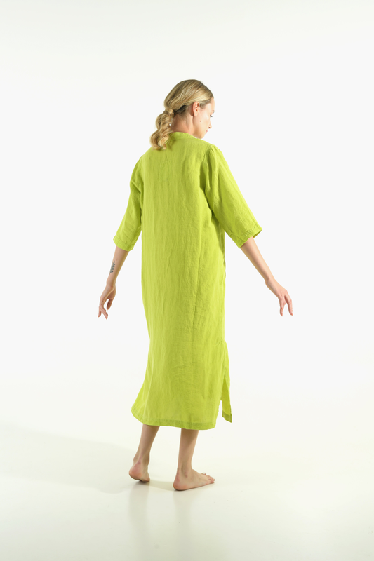 Jasmine linen dress image number null
