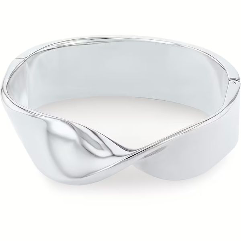Calvin Klein ethereal metals ss bangle bracelet, , medium image number null