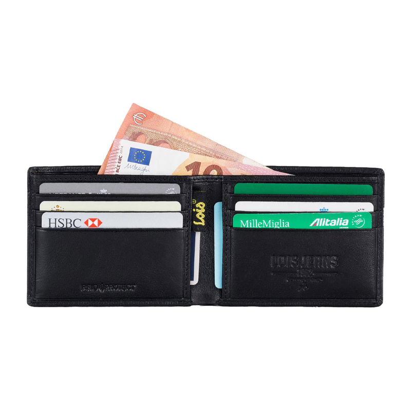 Product image: Πορτοφόλι ανδρικό δερμάτινο lois 202687-01 μαύρο-null