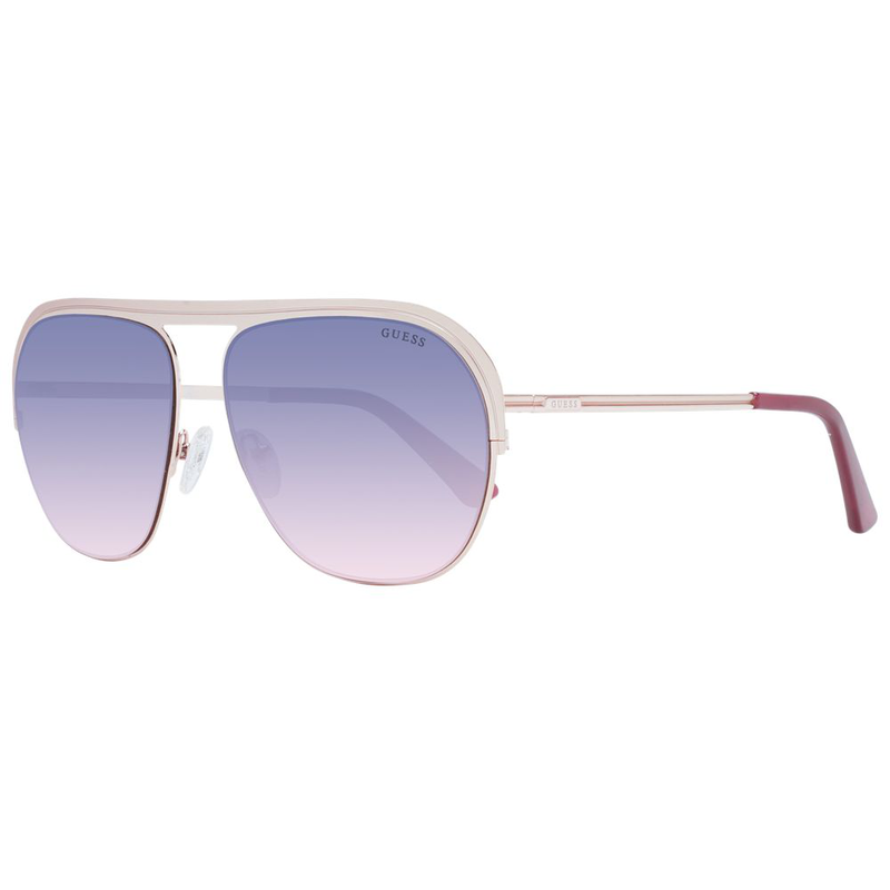Rose gold metal sunglasses-null