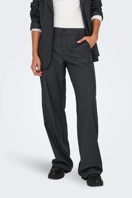 Only sadie pinstripe pants, Darkgrey, medium