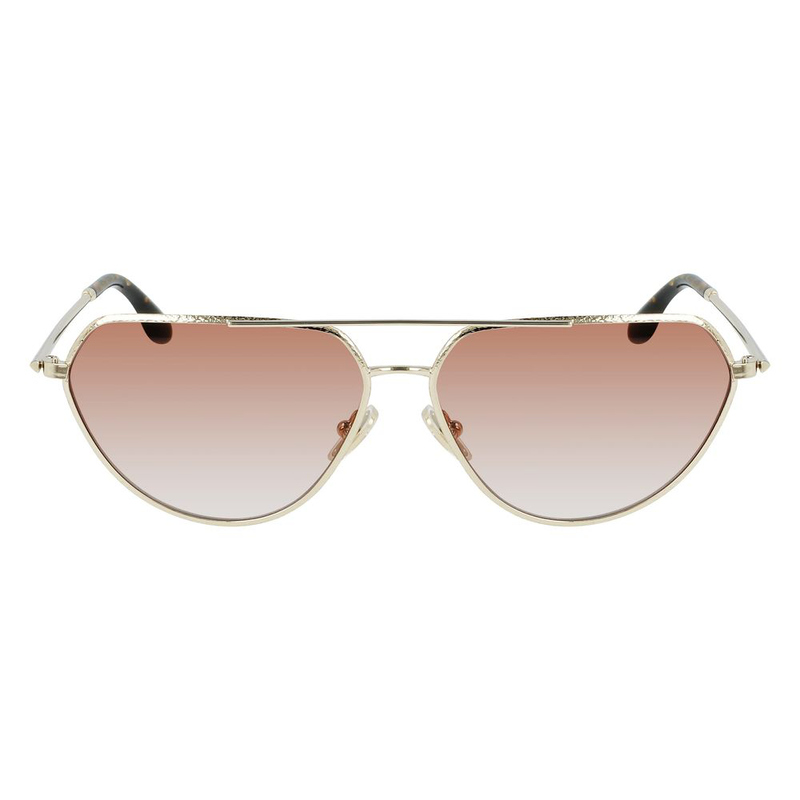Gold metal sunglasses-null