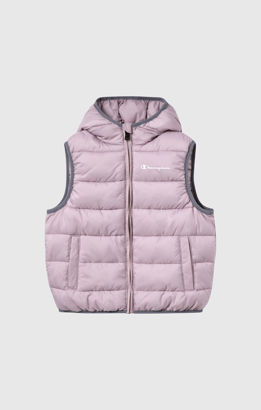 Champion girl's hooded full zip vest-null