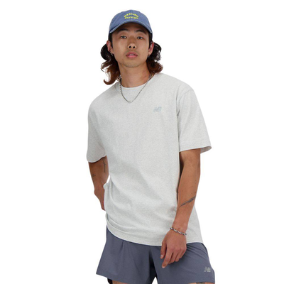 Athletics cotton t-shirt, Ash, medium