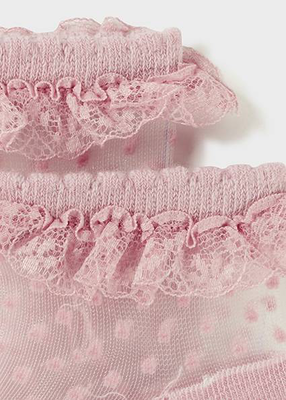Καλτσακι πλουμετί, Pink, medium