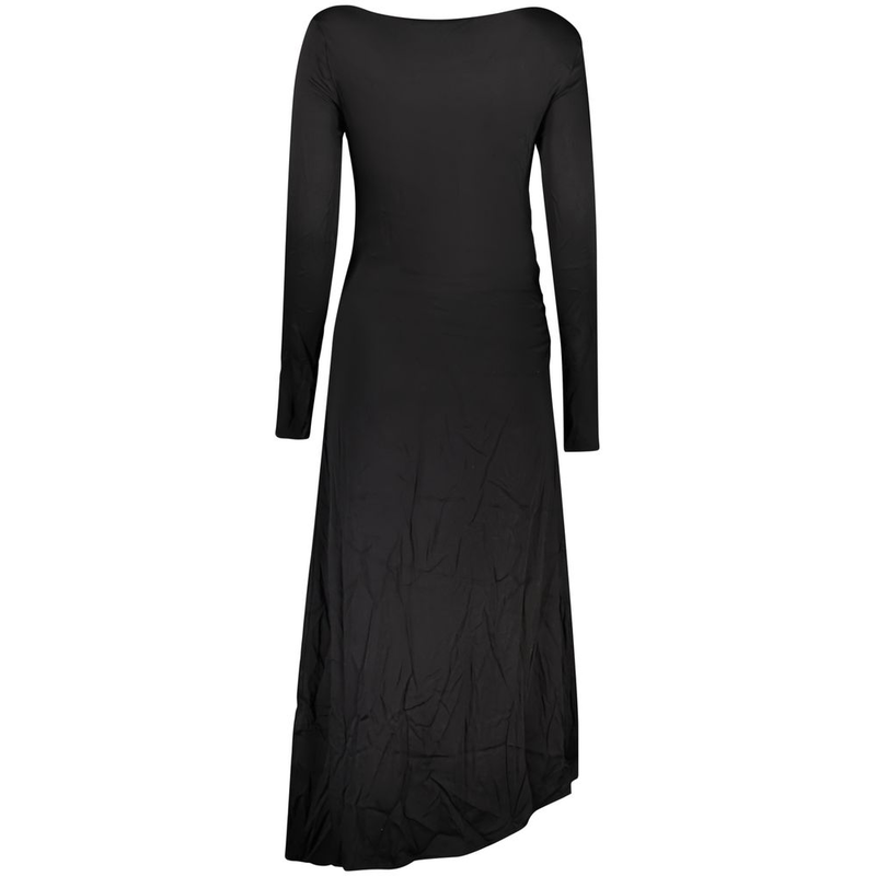 Black viscose women dress-null