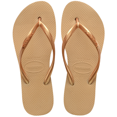 Havaianas slim flatform, Golden, medium