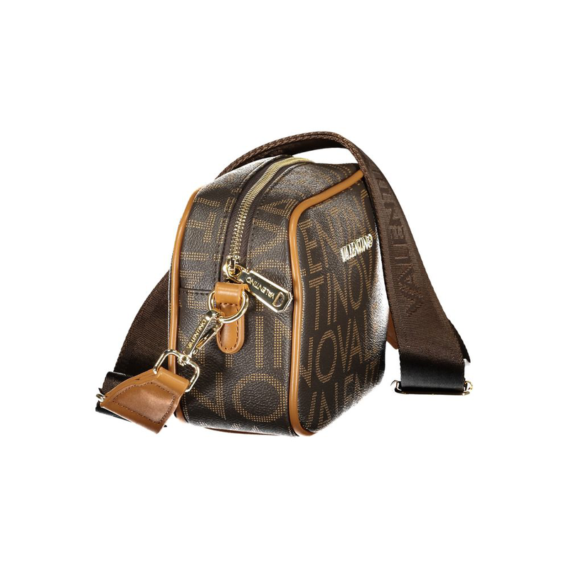 Brown polyurethane women's bag-null
