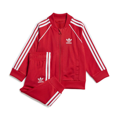 Adidas sst tracksuit, Scarlet, medium