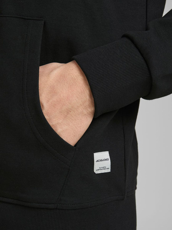 Jack & jones basic swt hood zip-null