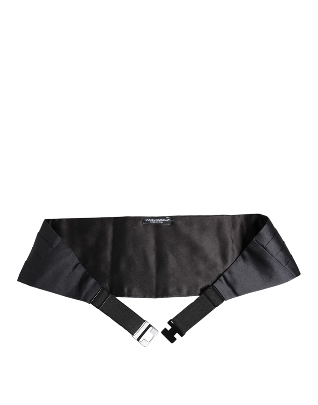 Dark blue 100% silk belt waist cummerbund-null