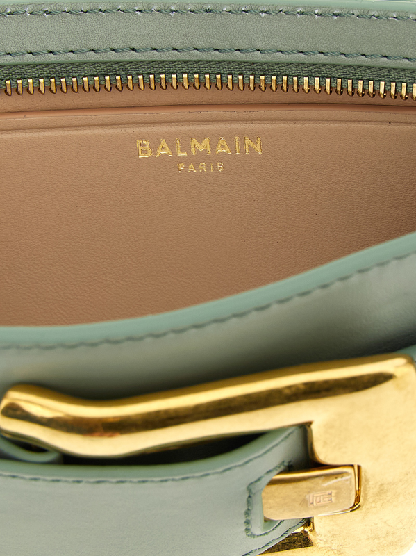 Bicolor calfskin clutch bag-null