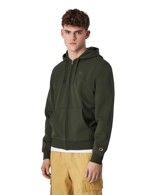 Champion men hooded full zip sweatshirt