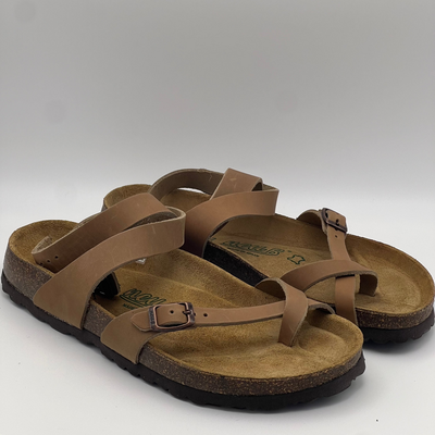 Neu b mannheim brown unisex sandals, Brown, medium