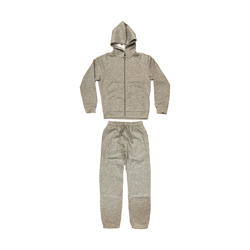 Hooded tracksuit set and closing zip image number null