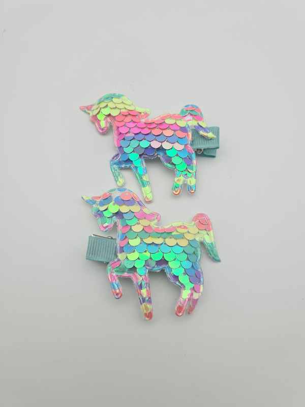 Children hair accessories unicorn image number null