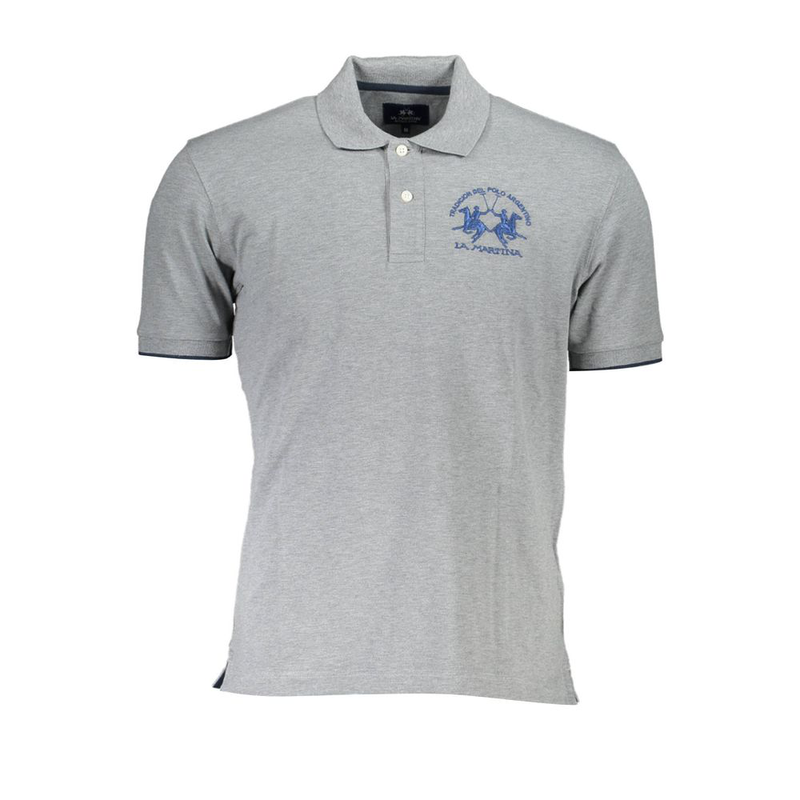 Grigio cotton men polo-null