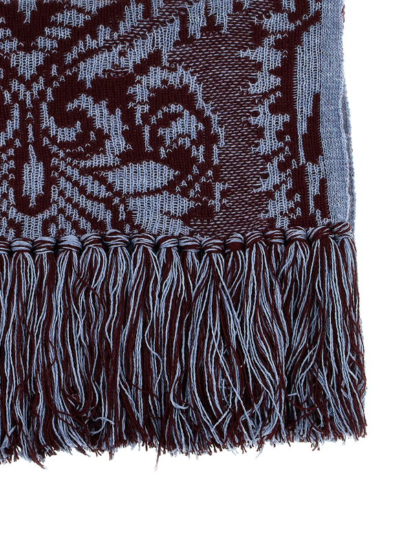 Multicolor wool scarf-null