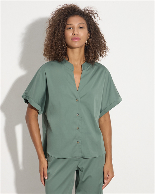 Cotton mao shirt-null