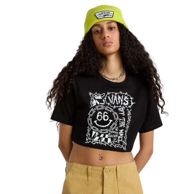 Vans forever checker crew crop top-null
