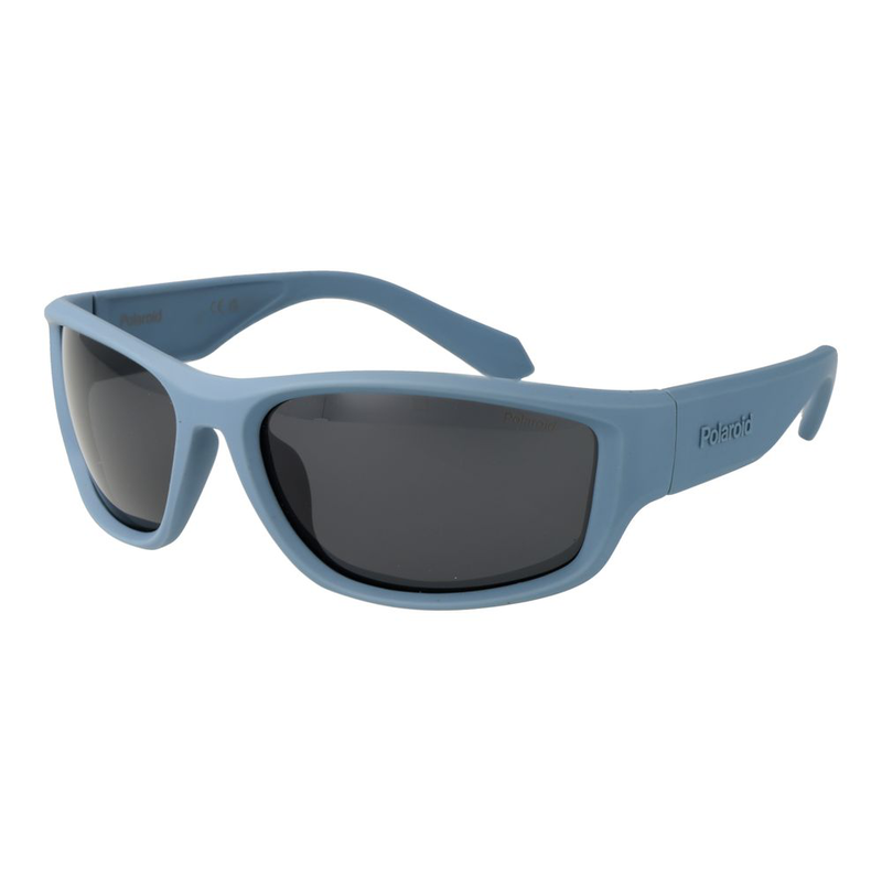 Blue plastic sunglasses-null
