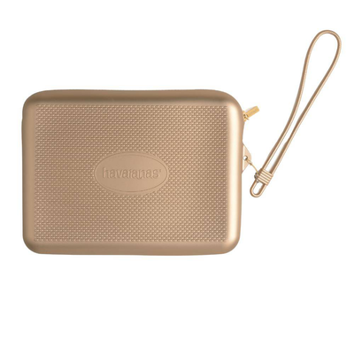 Beach necessaire (23cm x 16cm), Gold, medium