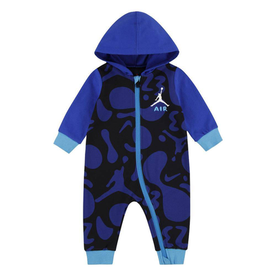 Nike jordan lil champ jumpman hooded coverall, Racer Blue, medium