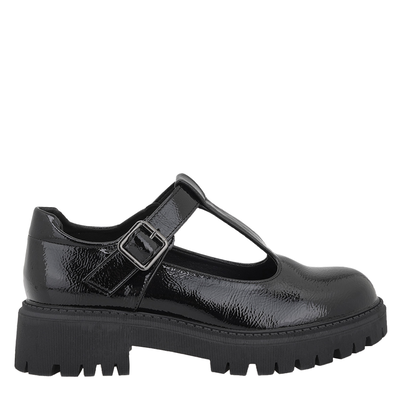 Seven γυναικείο mary jane, Black Βερνι, medium