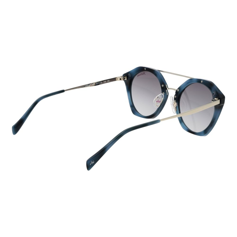Blue metal sunglasses-null