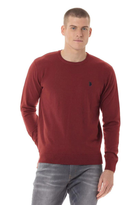 U.s. Polo assn. Knitwear r-neck, Brick, medium
