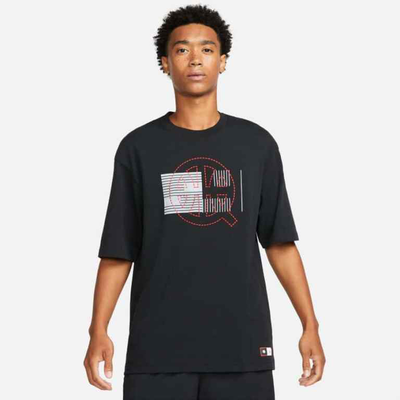 Air jordan   quai 54 t/shirt, Black/white Air jordan   quai 54 t/shirt, Black/white, medium