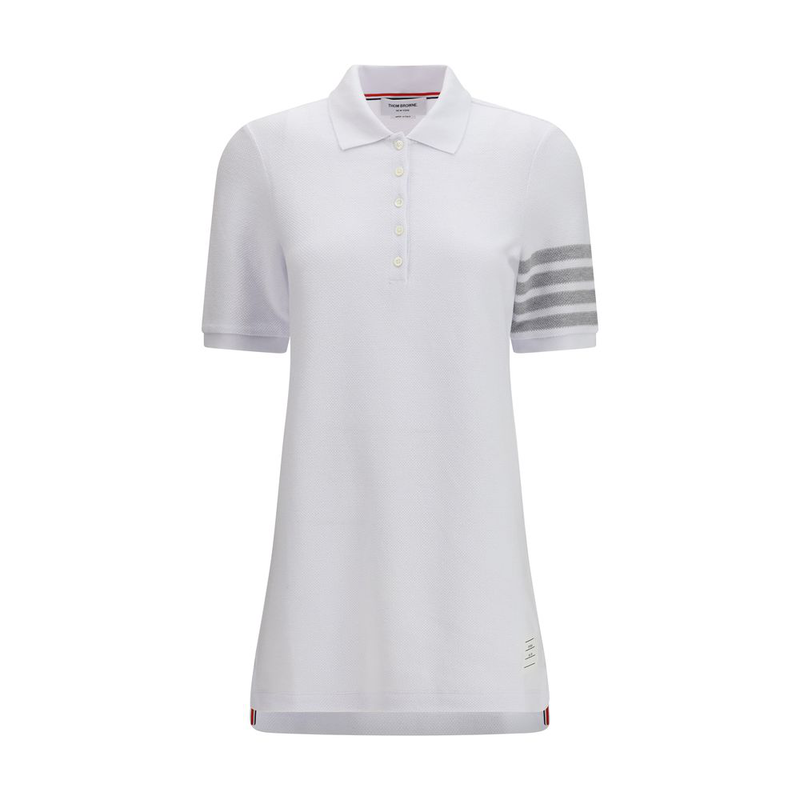 White cotton casual dress-null