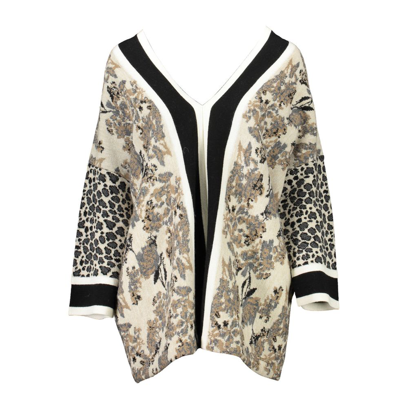 Beige acrylic women sweater-null
