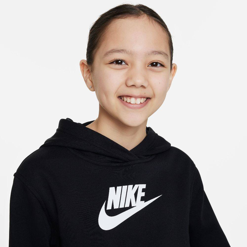 Nike girls club fleece crop hoodie-null