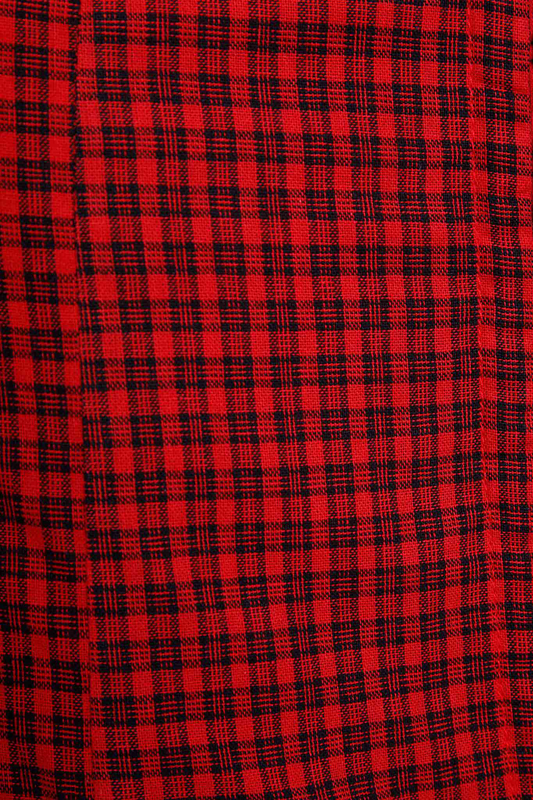 Mini plaid dress-null