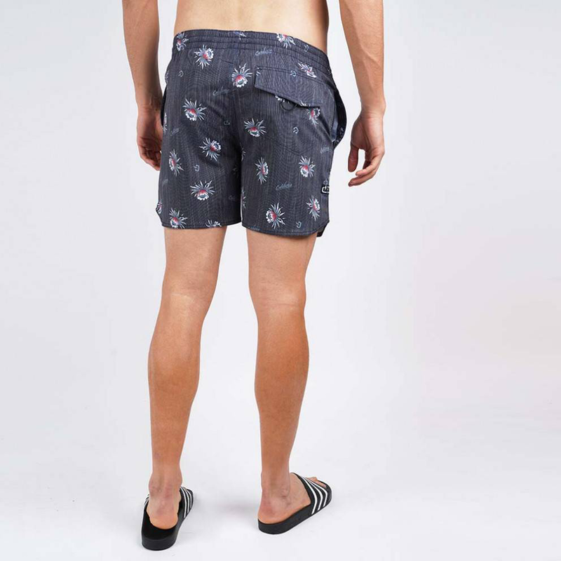 16" floral print volley swimshort image number null