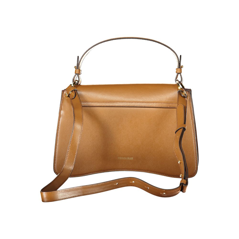 Marrone leather women handbag-null