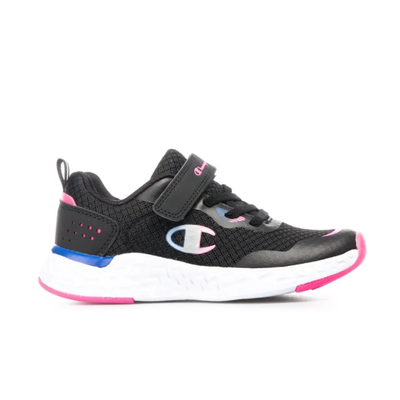 Champion kids girls low cut athletic running shoes bold 2 g ps black s32670-kk002, Black, medium