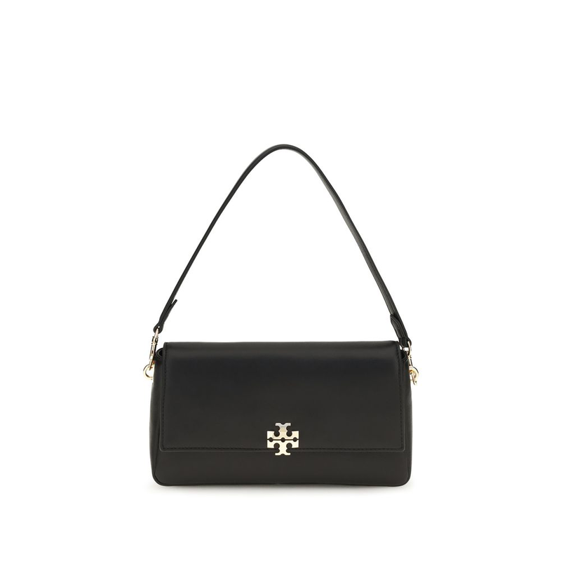 Black calf leather bos taurus shoulder bag-null