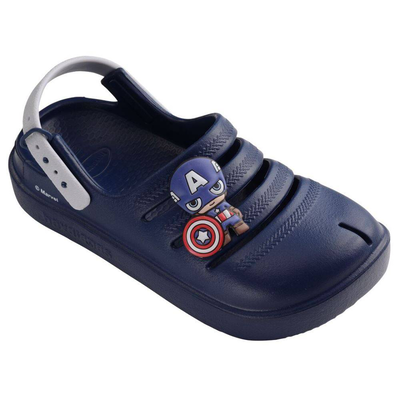 Kids clog marvel, Navy / Grey, medium