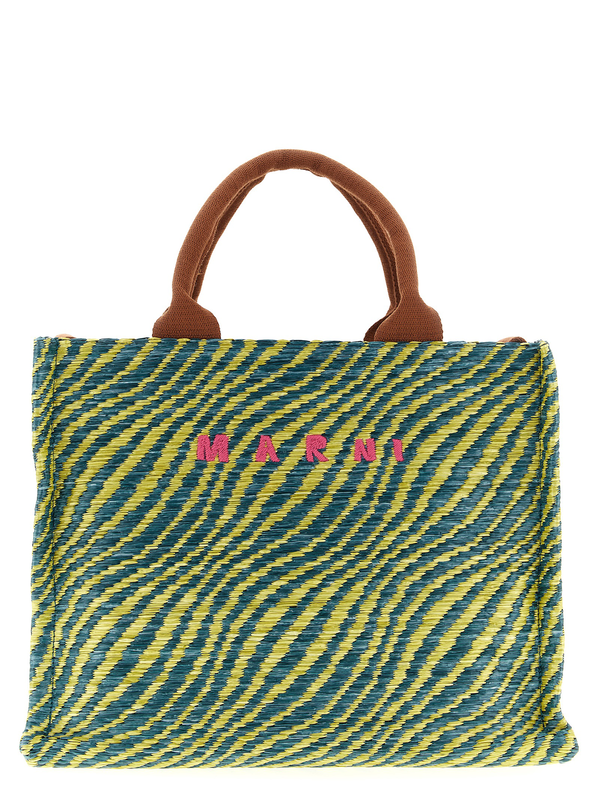 Multicolor polyamide handbag-null
