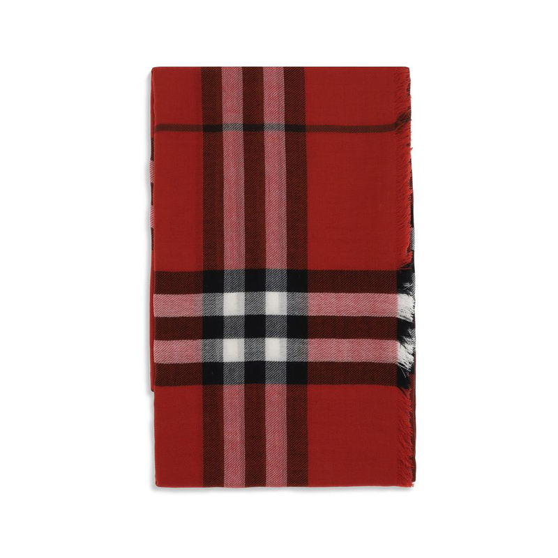 Multicolor wool scarf-null