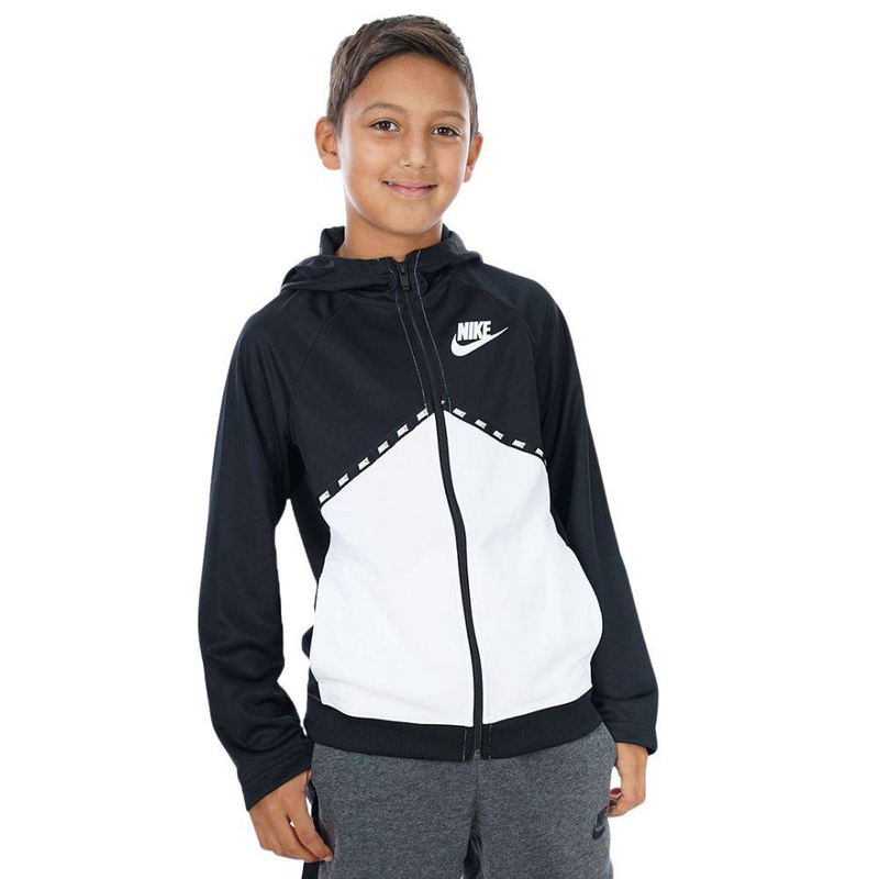 Boys sportswear poly full-zip hoodie image number null