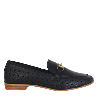 Koniarisshoes γυναικείο loafer, Black Δερμα, medium
