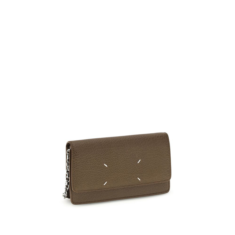 Brown calf leather bos taurus wallet-null
