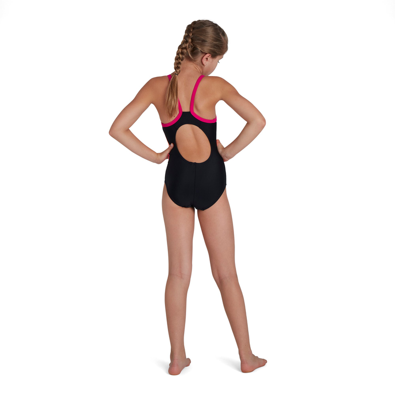 Speedo girls dive thinstrap muscleback (12864-g017) black/or-null