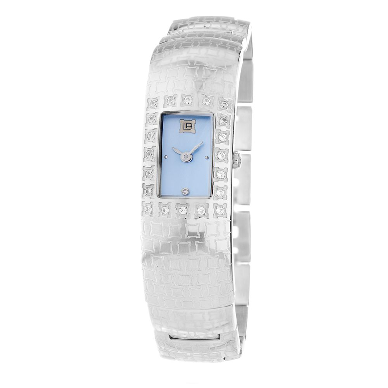 Silver stainless steel bracelet watch-null
