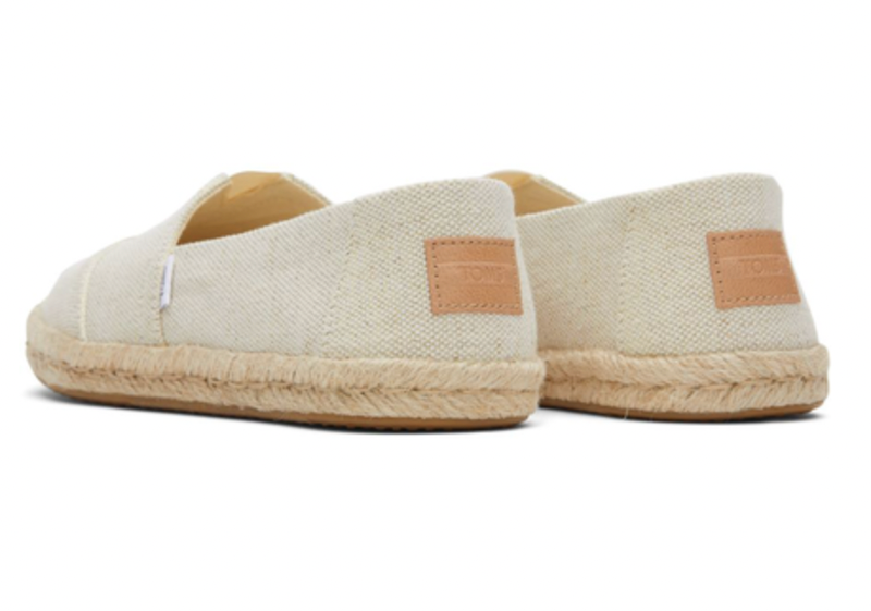 Toms natural metallic linen-null